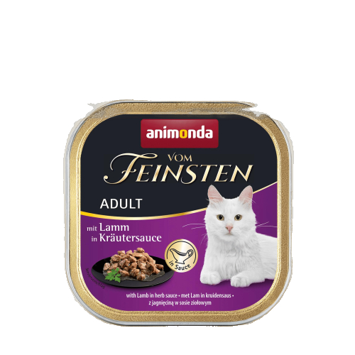 Vom Feinsten Adult with Lamb in Herb Sauce - вологий корм з ягням у соусі з трав для котів
