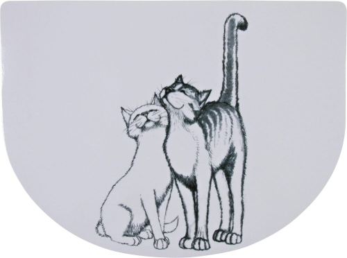 Pussy Cats Пластиковый коврик под миски для кошек