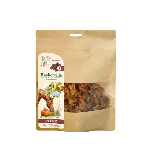 Pferd Mit Superfoods S Натуральні ласощі для цуценят та собак дрібних порід, конина з суперфудами