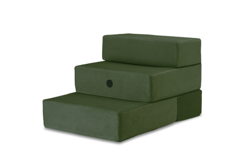 Tetris Green Velur double Ступени для собак