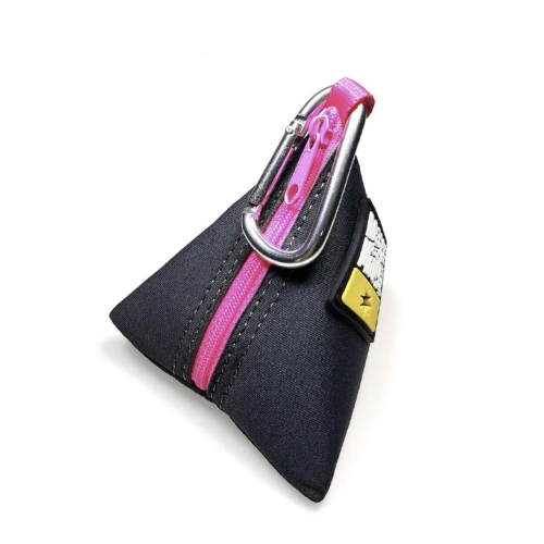 Poo Bag Triangle Pink Сумка для пакетов