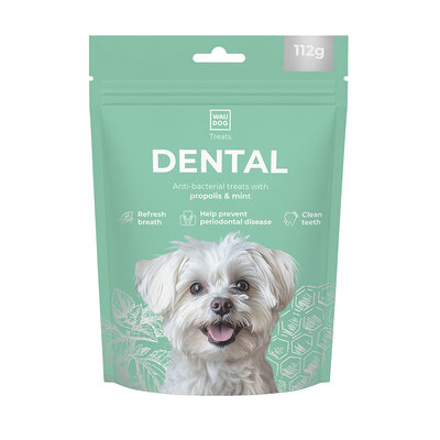 WAUDOG Treats Dental Ласощі для собак, Кістка для чистки зубів з м’ятою та прополісом