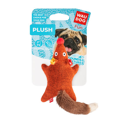 WAUDOG Fun Plush Игрушка для собак, Лиса, трикотаж
