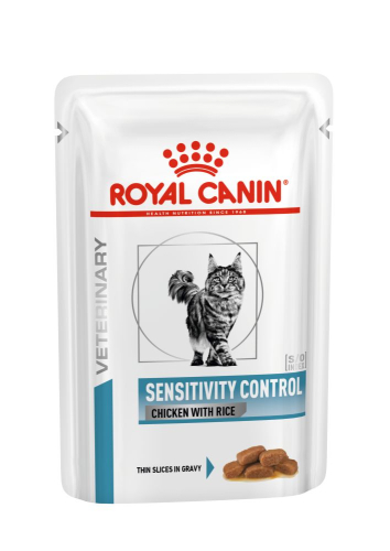 Sensitivity Control - диетический влажный рацион для кошек при нежелательной реакции на корм (пищевая аллергия)