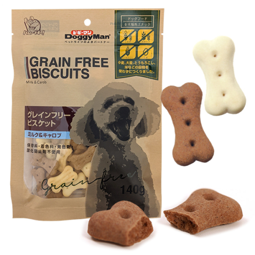 Biscuits Milk Carob Ласощі для собак, беззернове печиво