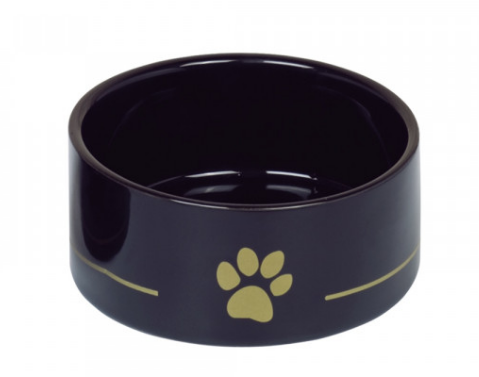 Golden Paw Керамическая миска для собак «Золотая лапка»