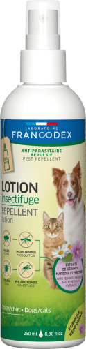 Laboratoire Repel Lotion Dog Cat Лосьон-репеллент от блох и клещей для кошек и собак с гераниолом