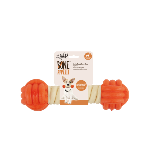 Игрушка для собак Жевательная кость со скрипом M