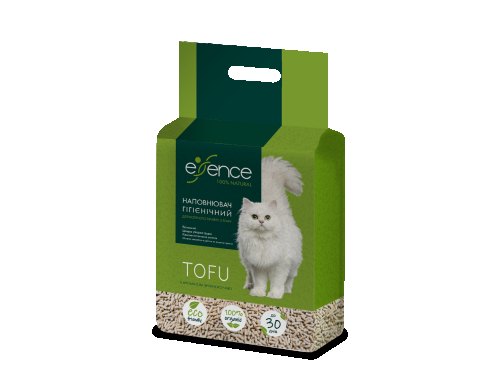 Tofu Наполнитель гигиенический для кошачьего туалета с ароматом зеленого чая