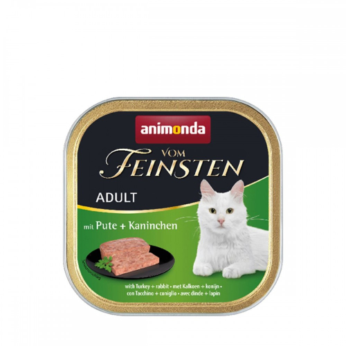 Vom Feinsten – влажный корм для кошек, с индейкой и кроликом