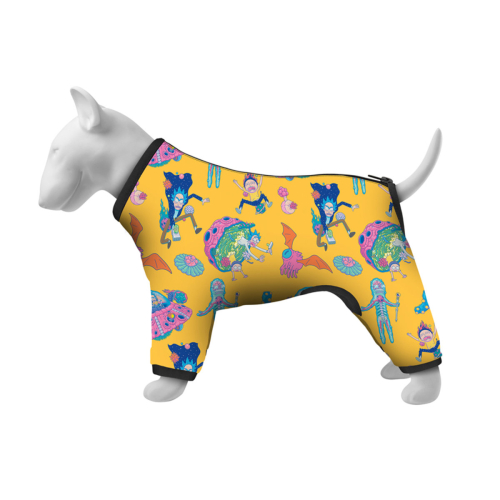 Waudog Clothes Дождевик "Рик и Морти 3" для собак