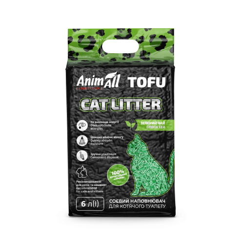 Tofu Соевый наполнитель с ароматом зеленого чая