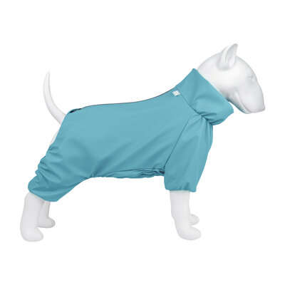 WAUDOG Clothes Дождевик для собак, водонепроницаемый, голубой