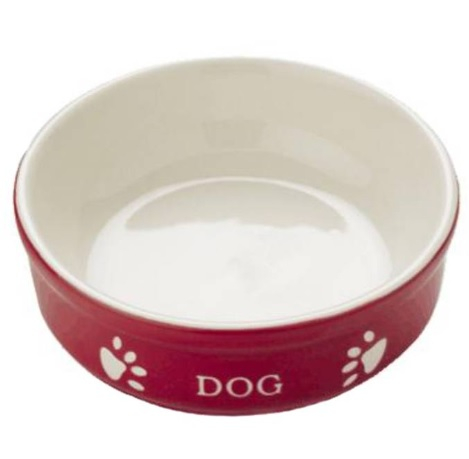 Dog Керамическая миска для собак Лапки