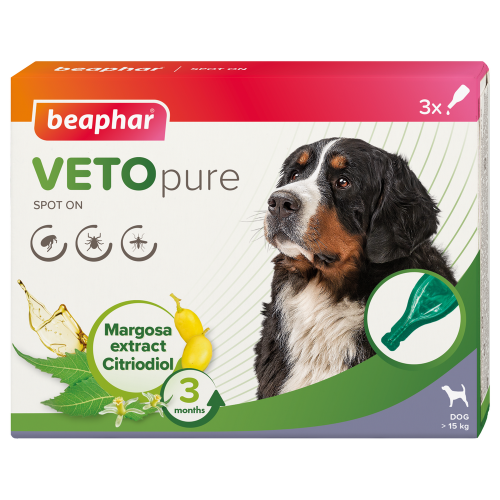 Bio Spot On Veto pure Краплі від бліх, кліщів та комарів для собак середніх порід
