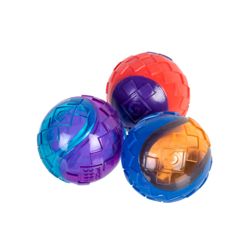 Gigwi ball Игрушка для собак, три мяча с пищалкой