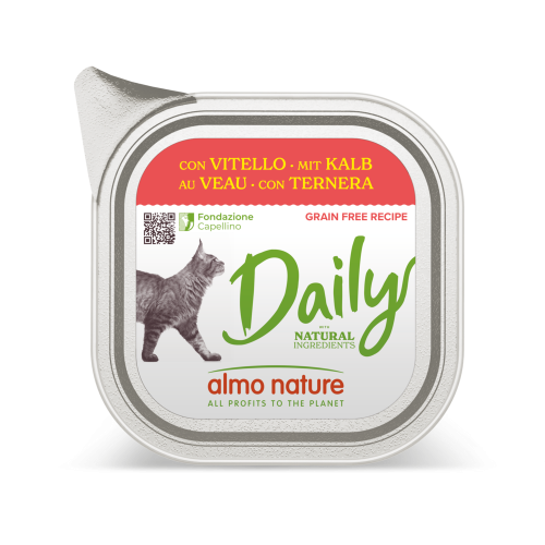 Daily Cat Паштет с телятиной для кошек