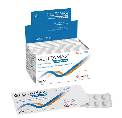 Glutamax Advanced - таблетки для поддержания печени у собак