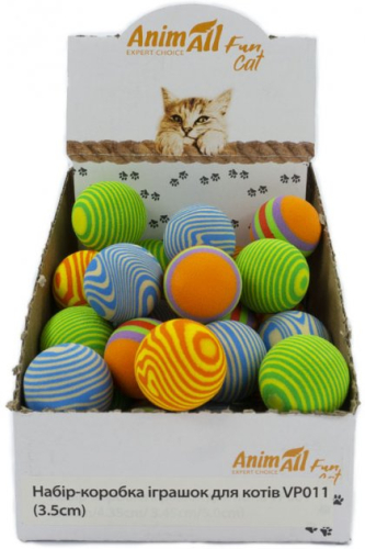 Fun Cat Набор-коробка игрушек для кошек, 36 шт