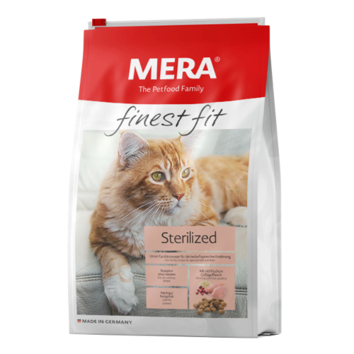 Finest Fit Adult Sterilized Cat Сухой корм со свежим мясом птицы, рисом и клюквой для взрослых стерилизованных кошек