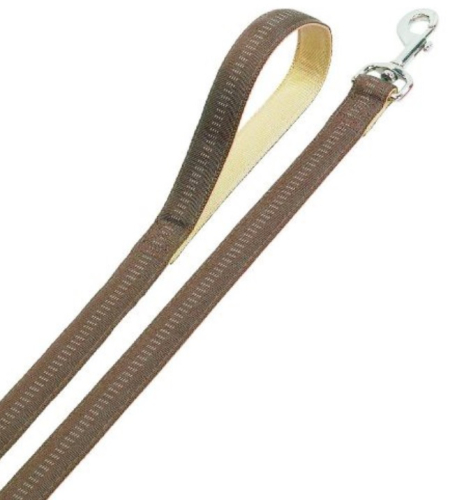Soft Grip 120 Leash Нейлоновый поводок с мягкой подкладкой для собак, коричневый