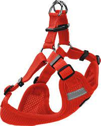 Mesh Reflect Air Step-in Harness Шлейка для собак со светоотражающими полосками, красная