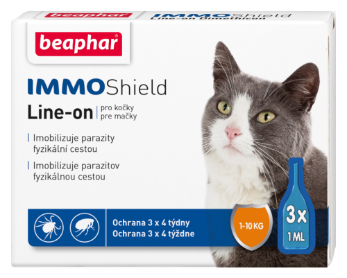 IMMO Shield Капли от блох и клещей для кошек