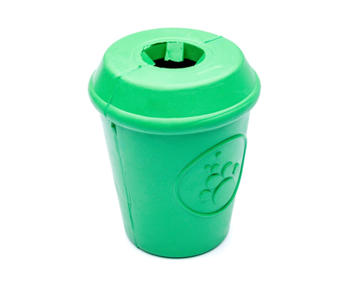 Coffee Cup – Игрушка «Чашка кофе» для собак, зеленая
