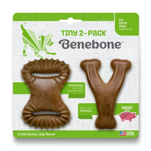 Dental Chew/Wishbone Bacon 2-Pack Tiny Игрушка для собак