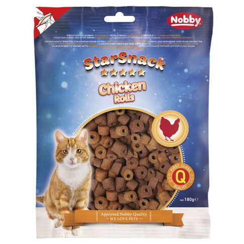 StarSnack Cat Chicken Rolls Anti-Hairball Лакомство для кошек Куриные рулетики