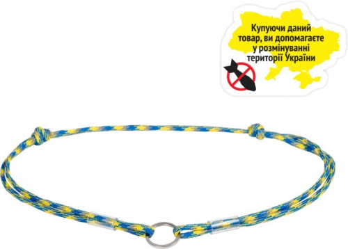 WAUDOG Smart ID "Colors of freedom" Шнурок для адресника из паракорда, светоотражающий