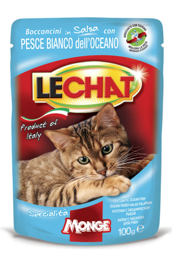 LC Cat Wet Adult - вологий корм з океанічною рибою для котів (шматочки в соусі)