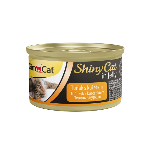 Shiny Cat консерви для котів, з тунцем і куркою
