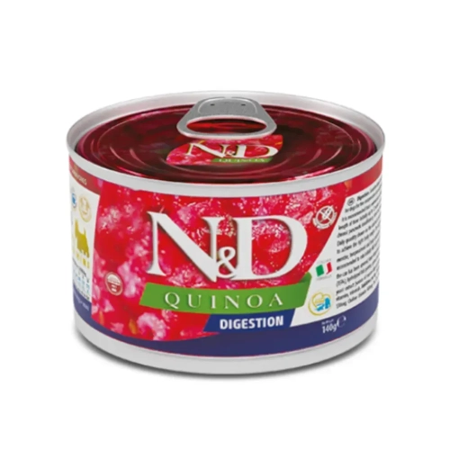 N&D Quinoa Dog Adult Mini Digestion Lamb & Fennel Cans Влажный корм с ягненком и фенхелем для взрослых собак миниатюрных и малых пород с чувствительным пищеварением