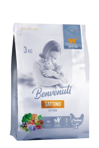 GATTINO Сухой корм с курицей для котят