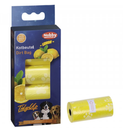 Paw Aroma Lemon TidyUp Poop Bag Пакеты для уборки за собакой с запахом лимона