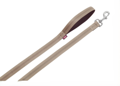 Soft Grip 120 Leash Нейлоновый поводок с мягкой подкладкой для собак, бежевый