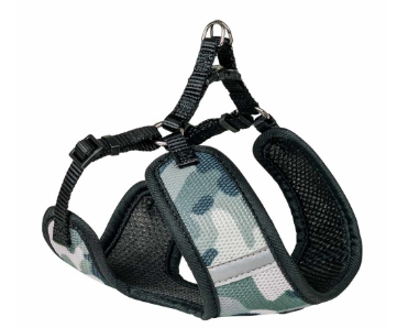Mesh Reflect Air Step-in Harness Шлейка для собак со светоотражающими полосками, камуфляжно-черная