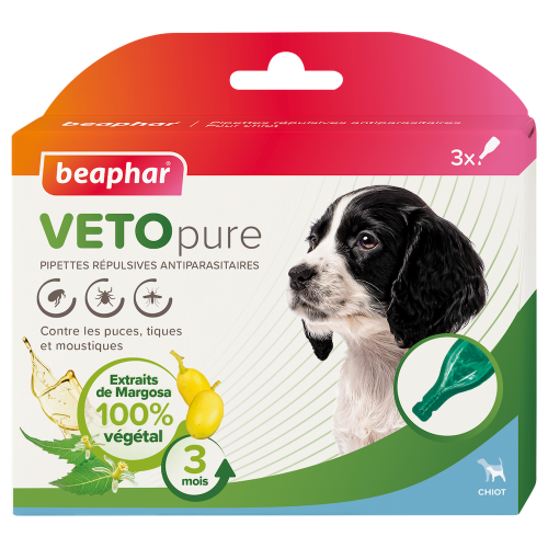 Bio Spot On Veto pure Краплі від бліх, кліщів та комарів для цуценят