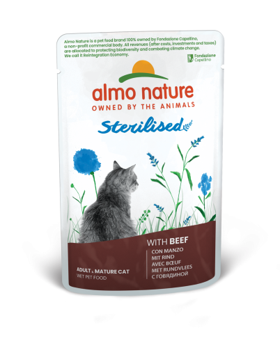 Holistic Cat Sterilised with Beef Влажный корм с говядиной для стерилизованных кошек