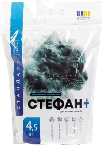 Бентонитовый наполнитель для кошачьих туалетов, стандарт