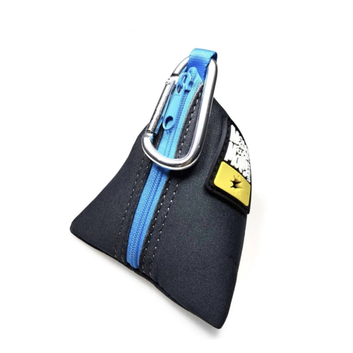 Poo Bag Triangle Sky Blue Сумка для пакетов
