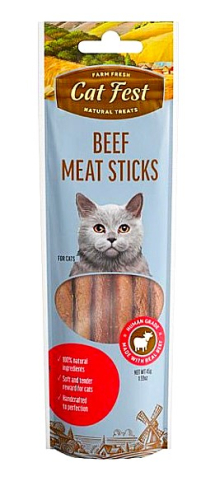 Cat Лакомство для кошек мясные палочки со вкусом говядины