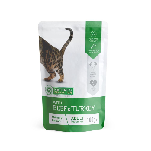 Cat Urinary Health with Beef & Turkey Влажный корм с говядиной и индейкой для взрослых кошек имеющих проблемы с мочевыводящей системой