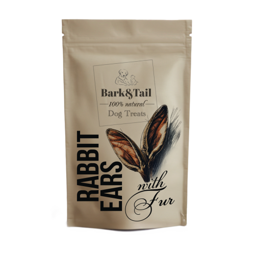 Dog Treats 100 % Rabbit Ears Натуральное лакомство для собак кроличьи уши