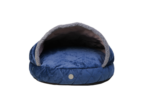 Cover Plush Royal Blue Лежак-норка для собак и кошек