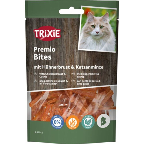 Premio Куриные мини-полоски с кошачьей мятой для кошек