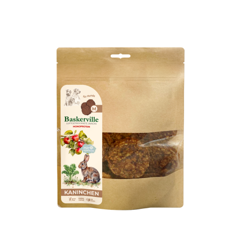 Kaninchen Mit Superfoods M Натуральні ласощі для цуценят та собак середніх порід, кролик з суперфудами