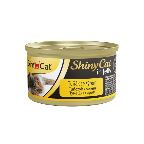 Shiny Cat консерви для котів, з тунцем і сиром