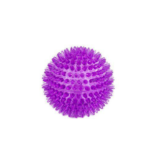 GrizZzly Игрушка Колючий мяч, для собак, фиолетовый